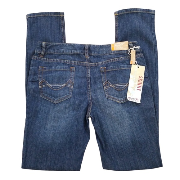Mossimo Supply Co. Women's Lowest Waist Straight Skinny Jeans Size 11 Long NEW - Picture 5 of 12